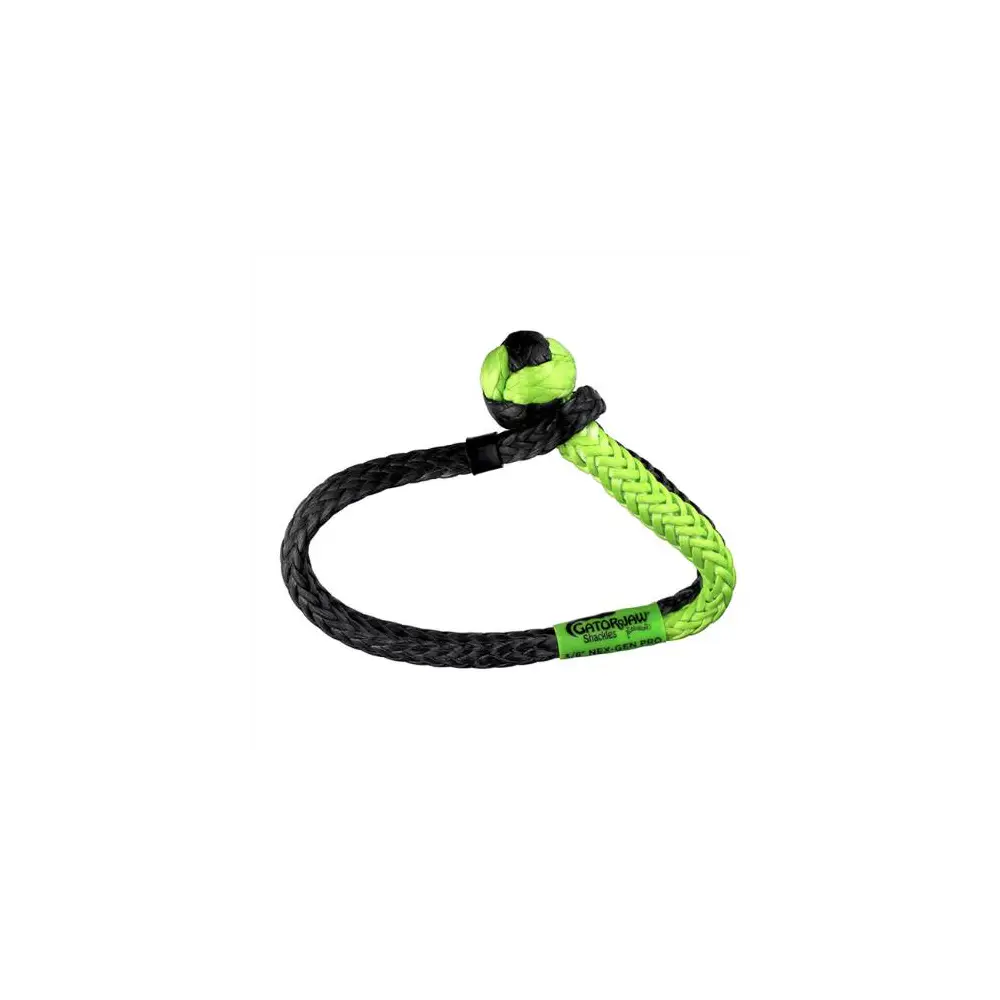 3/8" Gator-Jaw Nexgen Pro Synthetic Shackle - BUB176746NGGB